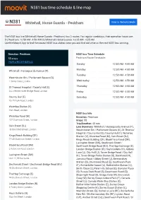 N381 Bus Time Schedule & Line Route
