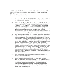 OLIVEIRA, CAROLINE C., D.M.A. Gwyneth Walker's Use of Melodic