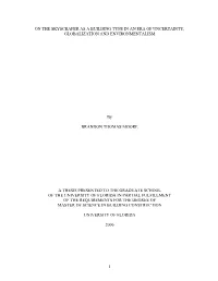 On the Skyscraper As a Building Type in an Era of Uncertainty, Globalization and Environmentalism