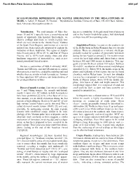 Scallop-Shaped Depressions and Mantle Sublimation in the Mid-Latitudes of Mars