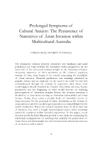 The Persistence of Narratives of Asian Invasion Within Multicultural Australia