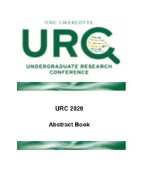 URC 2020 Abstract Book