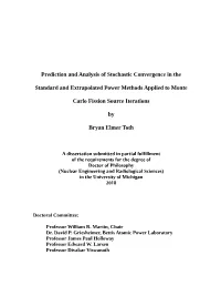 Prediction and Analysis of Stochastic Convergence in the Standard And
