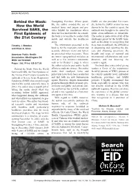 Search Results and Interviews Human Side of the Outbreak with Frontline Staff, Particularly Response—A Response Heralded As Mehran S