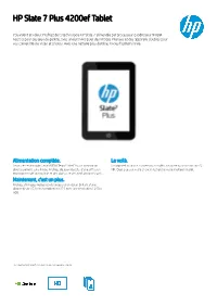 HP Slate 7 Plus 4200Ef Tablet