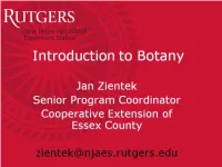 Introduction to Botany
