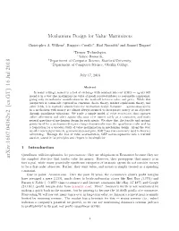 Mechanism Design for Value Maximizers