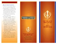 Sikh Outreach Program
