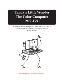 Tandy's Little Wonder the Color Computer 1979-1991