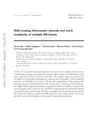 Wall-Crossing Holomorphic Anomaly and Mock Modularity of Multiple M5
