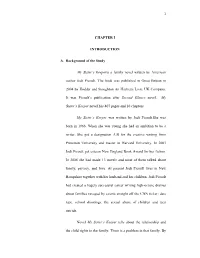 CHAPTER I INTRODUCTION A. Background of the Study My Sister's