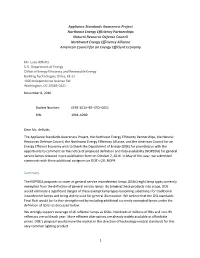 General Service Lamps Notice of Proposed Definition Comments