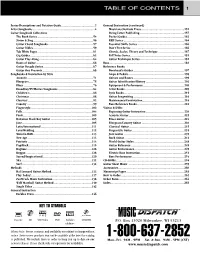 Table of Contents 1