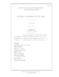 View the Transcript of the July 11, 2012 Meeting