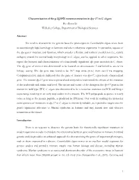 1 Characterization of the P.Q189X Nonsense Mutation in Dpy-17 in C. Elegans By: Alyssa Li Wellesley College, Department of Biolo