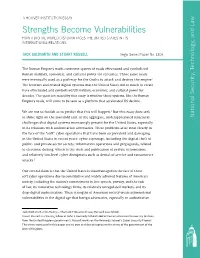 Strengths Become Vulnerabilities How a Digital World Disadvantages the United States in Its International Relations