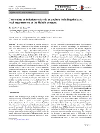 An Analysis Including the Latest Local Measurement of the Hubble Constant