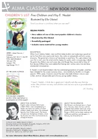ALMA CLASSICS NEW BOOK INFORMATION CHILDREN’S LIST Five Children and It by E