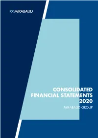 Consolidated Financial Statements 2020 Mirabaud Group Summary 02 Annual Report