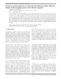 Control Rod Worth Prediction in a Materials Test Reactor by Finite