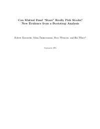 New Evidence from a Bootstrap Analysis