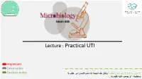 Practical UTI