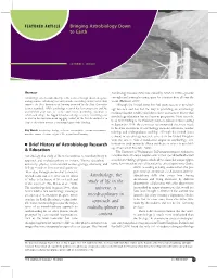Astrobiology, the Study of Life in the Universe, Is Interdisciplinary In