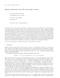 Magnetic Deformation of the White Dwarf Surface Structure