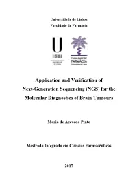 (NGS) for the Molecular Diagnostics of Brain Tumours