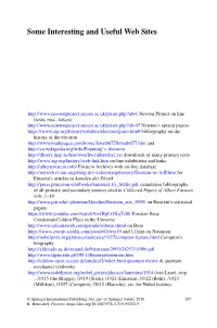Some Interesting and Useful Web Sites