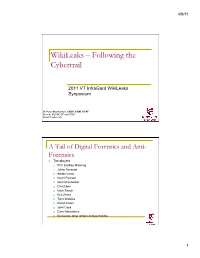 Wikileaks – Following the Cybertrail