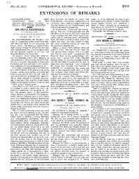 Extensions of Remarks E775 EXTENSIONS of REMARKS