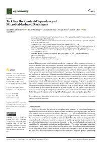 Tackling the Context-Dependency of Microbial-Induced Resistance