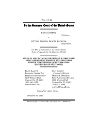 (Calvert)\17-21 Amicus Brief Brechner.Wpd