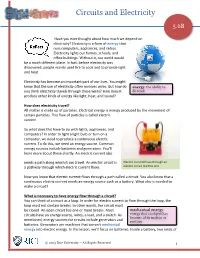 Circuits and Electricity