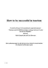 How to Be Successful in Tourism