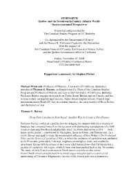 Rapporteur's Summary