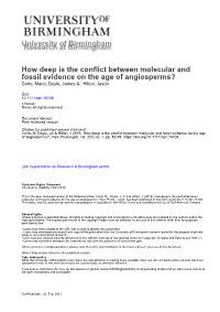 University of Birmingham How Deep Is the Conflict Between Molecular And