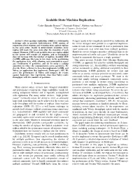 Scalable State-Machine Replication (S-SMR)