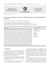 Simulation Analysis of Seaport Rijeka Operations with Established Dry Port
