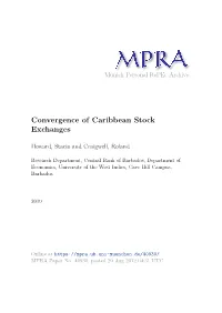 The Determinants of Realised Volatility on Caribbean Stock Exchanges