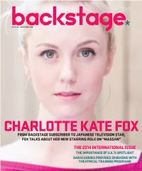 08.28.14 • Backstage.Com
