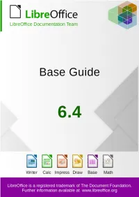 Libreoffice Base Guide 6.4 | 3 Relationships Between Tables