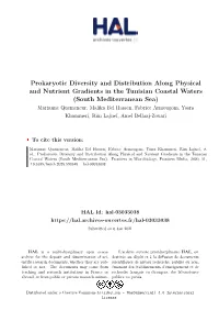 Prokaryotic Diversity and Distribution Along