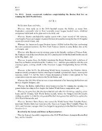 R-13 Page 1 of 2 2019 No. R-13. Senate Concurrent Resolution