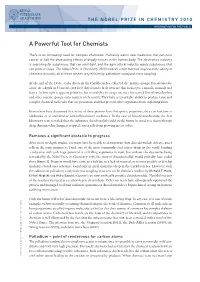 A Powerful Tool for Chemists