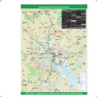 Baltimore Regional Transit System Map Marc Train