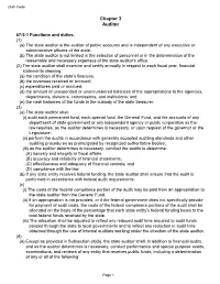 Chapter 3 Auditor