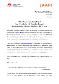 For Immediate Release