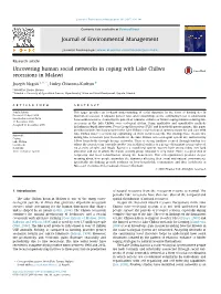 Uncovering Human Social Networks in Coping with Lake Chilwa Recessions in Malawi